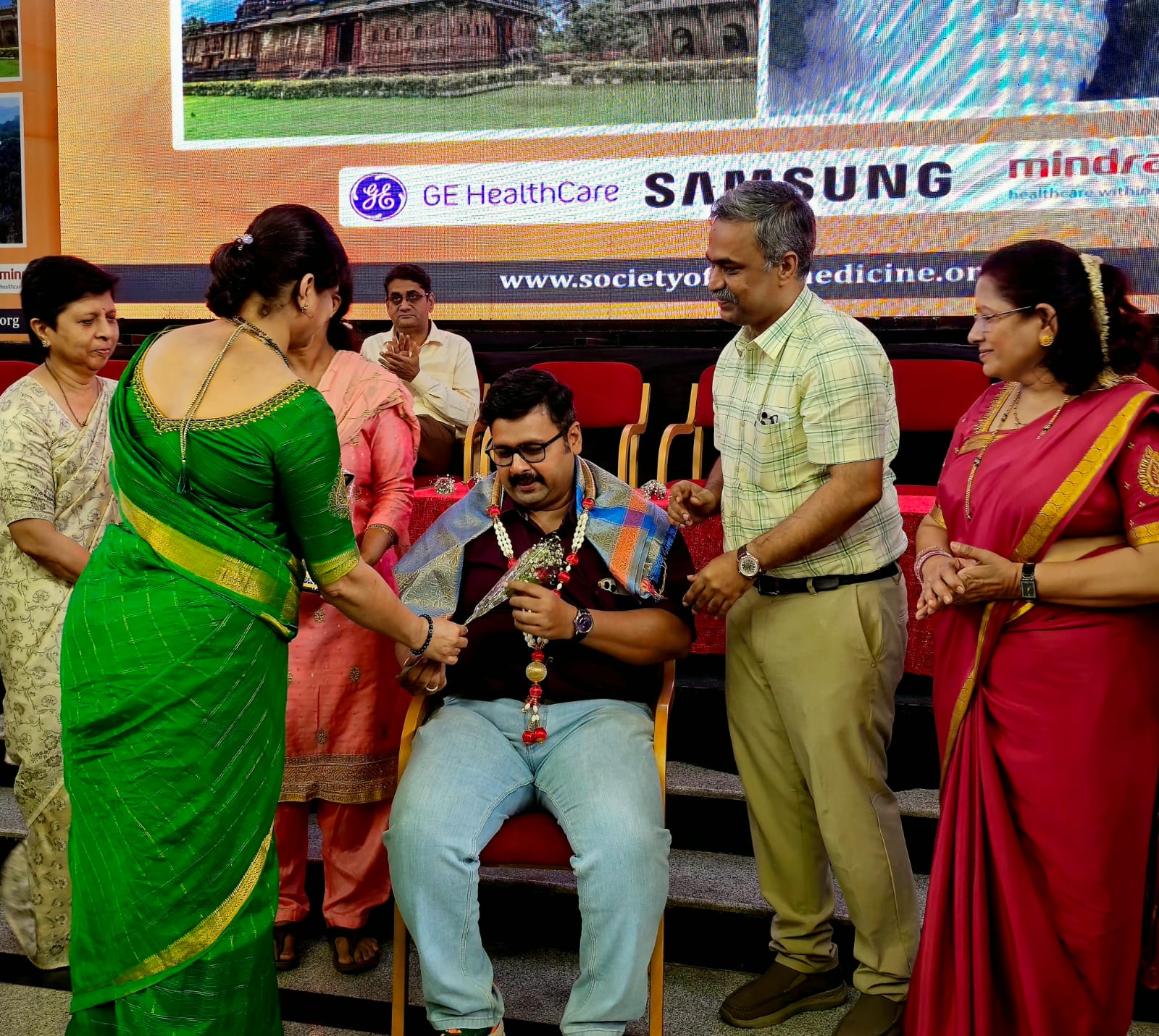 Felicitation for contribution to Fetal Medicine at Shimoga Institute of Medical Sciences